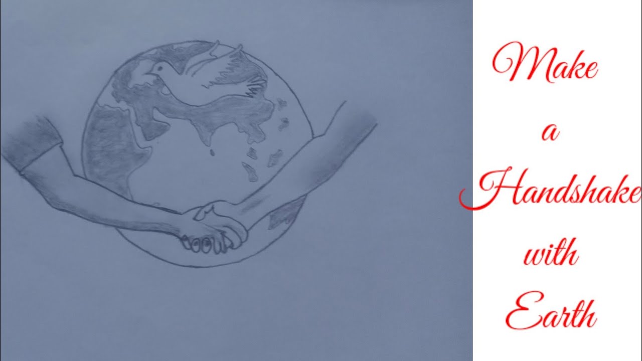 Make a handshake with earth🤝🌍🌍