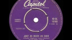1st RECORDING OF: Just As Much As Ever - Nat King Cole (1958--original mono mix)