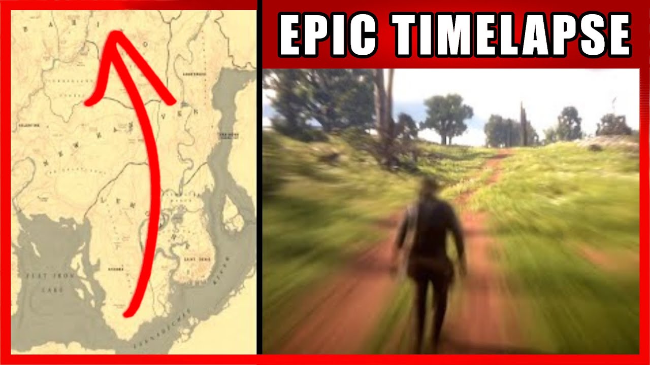 seeing how long it takes to walk the rdr2 map｜TikTok Search