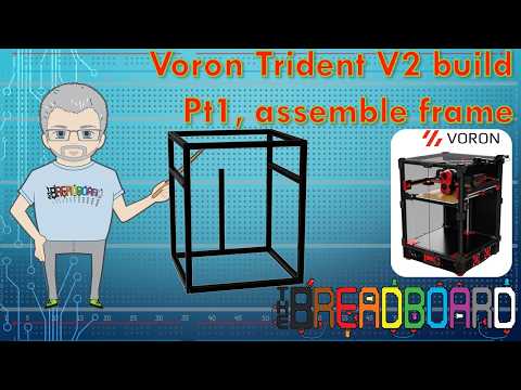 Voron Trident R2 Build part 1, the frame