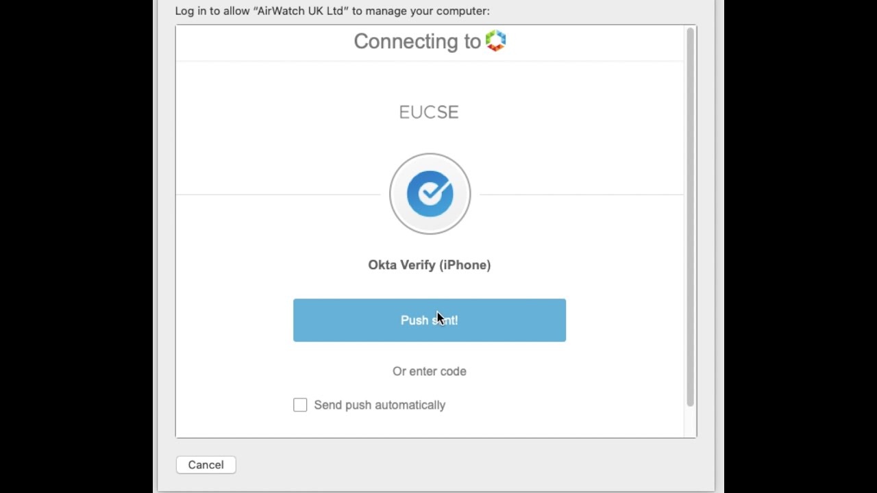 Workspace ONE - macOS Custom Enrolment with Okta Verify - YouTube