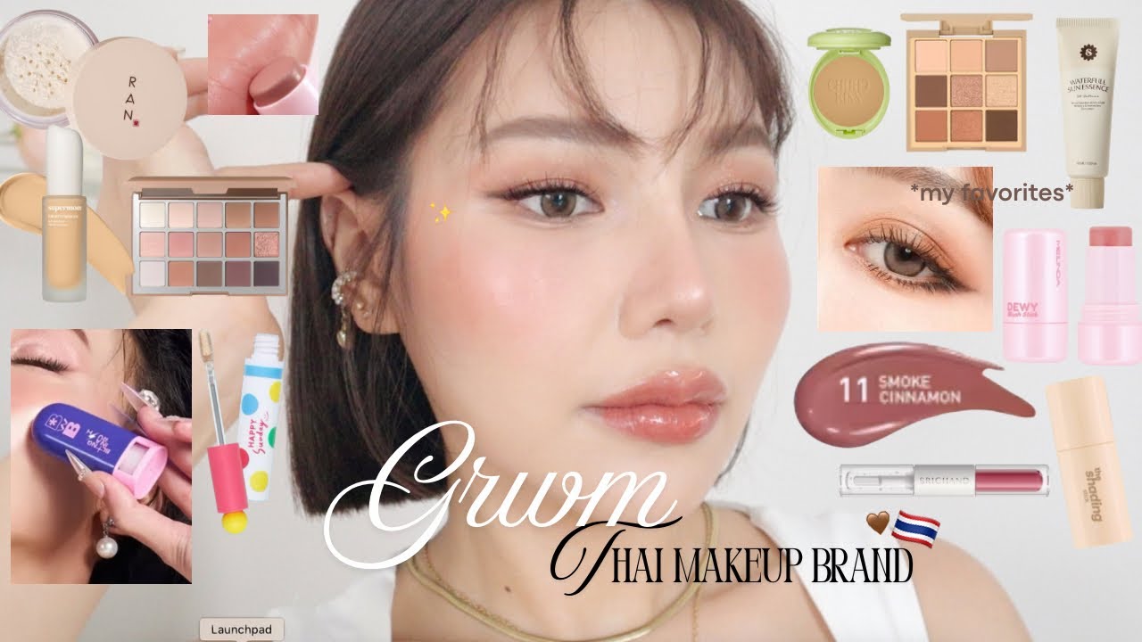 GRWM แต่งหน้าด้วยคสอ.แบรนด์ไทยที่ใช้แล้วชอบกันจ้า ตัวจึ้งเท่านั้น ! (ดูก่อนซื้อ) Ep.6 | Lukmeerlw. 
