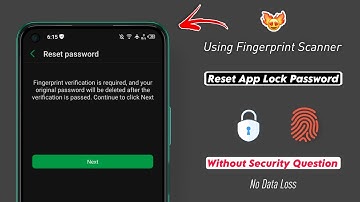 Reset App Lock Password Without Security Question Using Fingerprint Verification | No Hard Reset