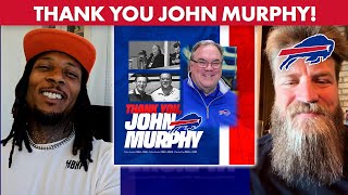 Sean McDermott, Ryan Fitzpatrick and Bills Legends Congratulate John Murphy! | Buffalo Bills