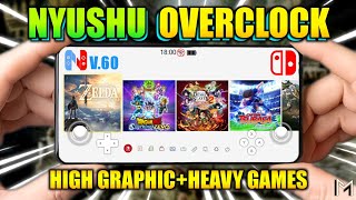 🔥 Nyushu Emulator Overclock V60 | Setting Terbaik &amp; Tes Di Game Berat (High GRAPHIC)