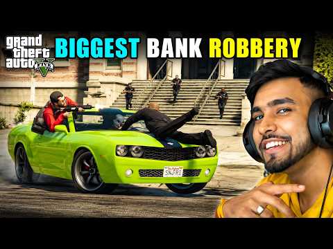 THE BIGGEST BANK ROBBERY ｜ GTA 5 GAMEPLAY #147 #viral #trending #technogamerz #gaming #gta5