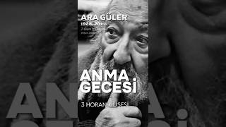 Ara Güler Anma Gecesi- Üç Horan Kilisesi