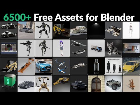 Blender Secrets - Over 6000 free assets and an Asset Browser in Blenderkit