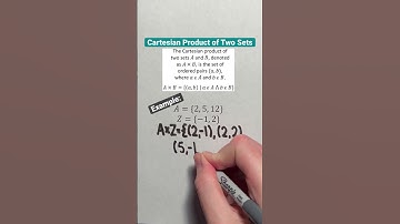 Cartesian Product of Two Sets #Shorts #math #maths #mathematics