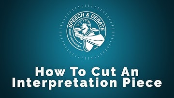 How to do a Speech Cutting For Interpretation Events