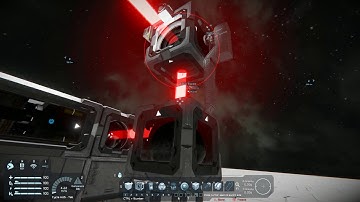 Space Engineers: MOD Beam System - Laser Turret Example