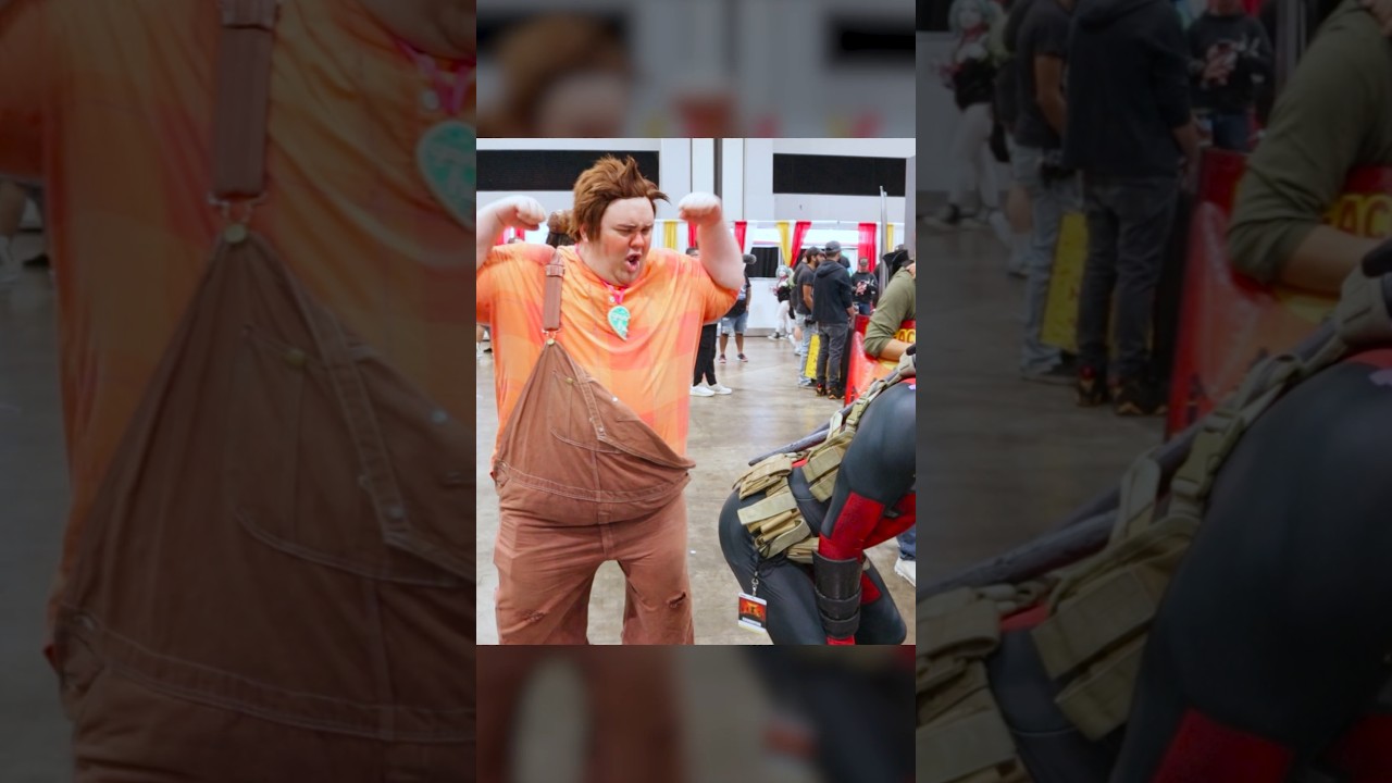 HE'S GONNA WRECK IT! Deadpool vs Wreck-It Ralph 🧱 #deadpool #disney #cosplay