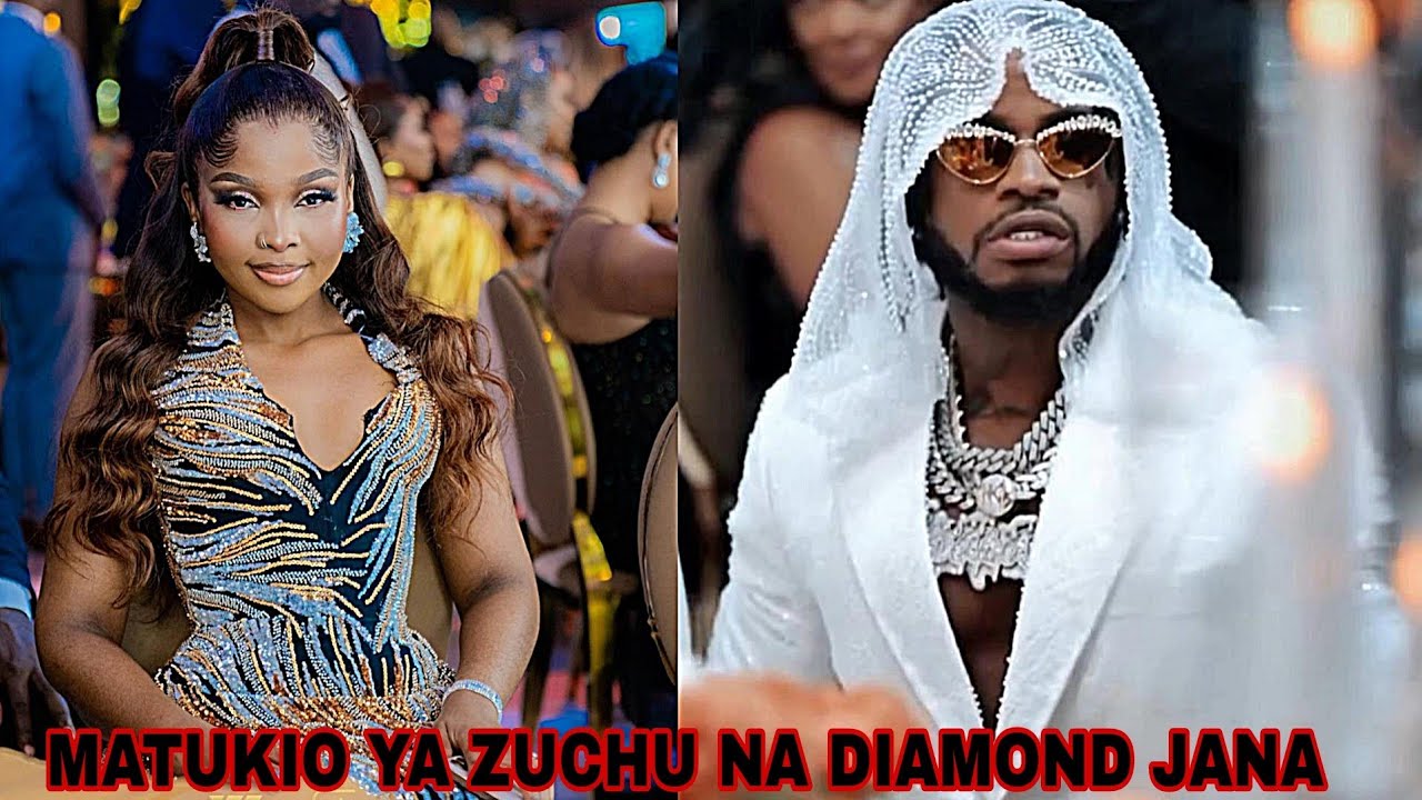 MATUKIO YAKUTISHA YA ZUCHU NA DIAMOND HARUSINI KWA JUX/ PENZI LIVUNJIKA ...