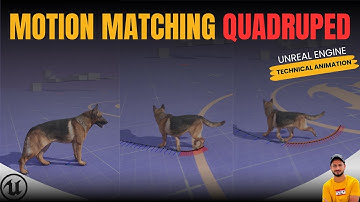 UE5 | Quadruped Motion Matching | Project Files In Desc: