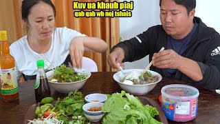 Kuv Ua Khaub Piaj Wb Ib Niam Txiv Noj 19022021