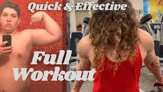 Chest and Bicep HIIT Workout | Burn Fat &amp; Gain Muscle