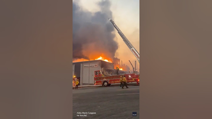 Raw footage of Los Angeles, California wildfires