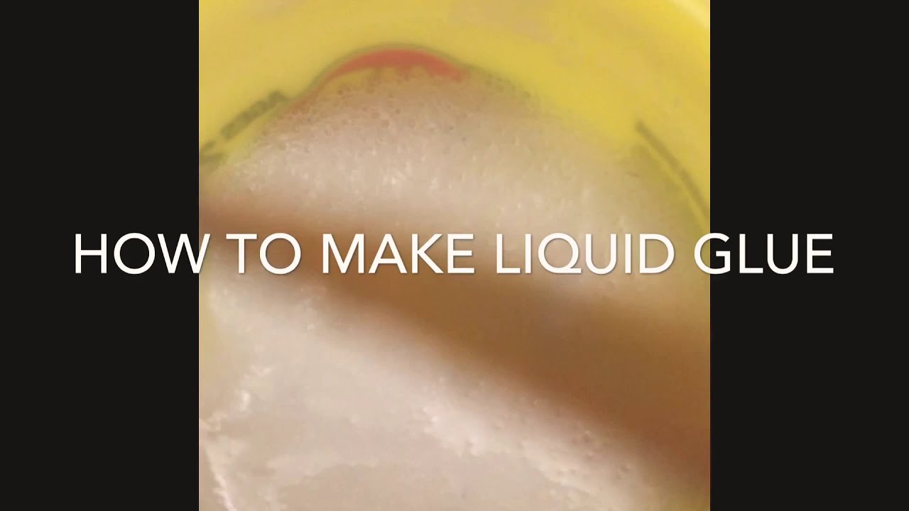 HOW TO MAKE LIQUID GLUE WITH 2 MATERIALS!! YouTube