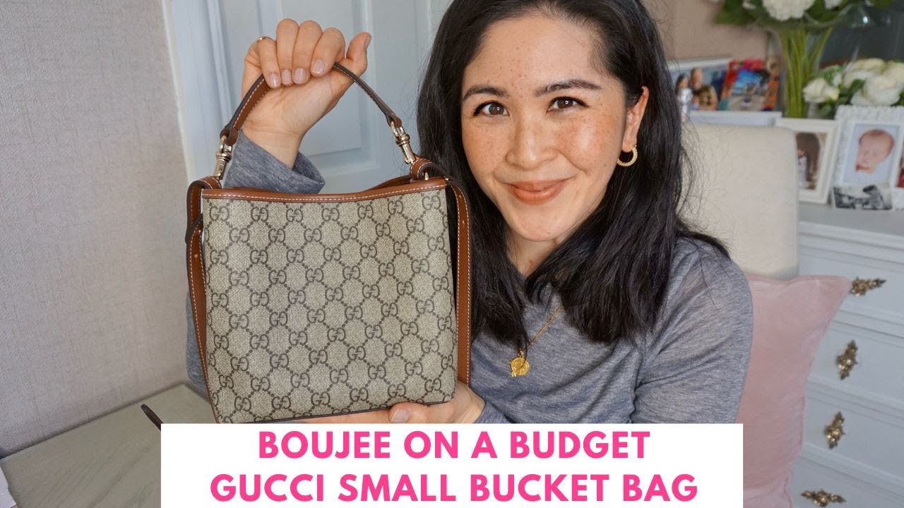 Gucci GG Small Bucket Bag - BOUJEE ON A BUDGET | Sam Loves