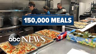 Chef feeds North Carolina evacuees