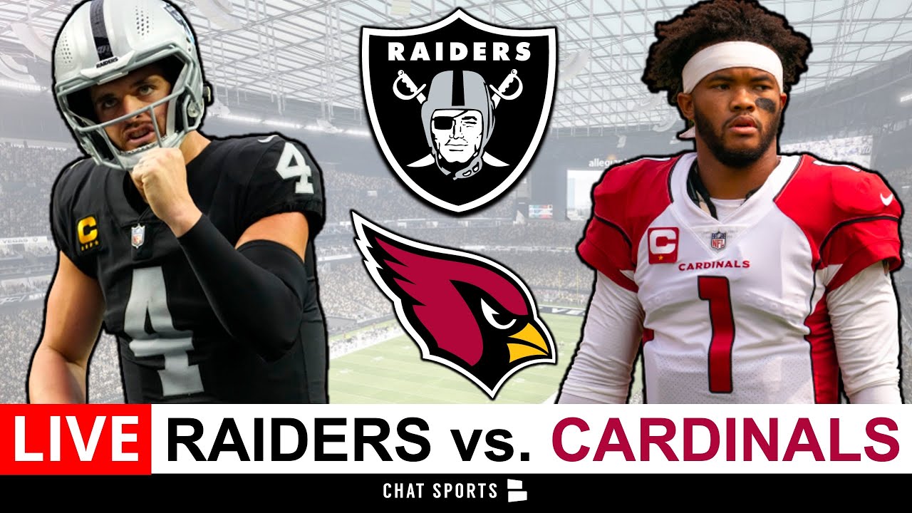 Raiders vs Cardinals Live Streaming Scoreboard, Free Play-By-Play, Highlights, Boxscore NFL Week 2