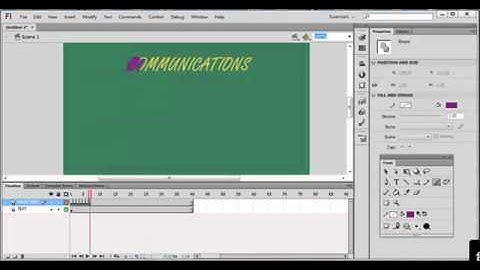 Flash Tutorial Making Handwritten Text Using Mask Layer