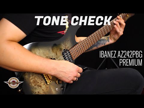 TONE CHECK: Ibanez AZ242PBG Premium Electric Guitar Demo | No Talking