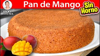 PAN DE MANGO SIN HORNO ?| Vicky Receta Facil