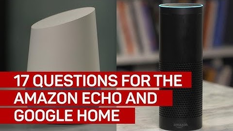 17 questions for the Google Home and Amazon Echo