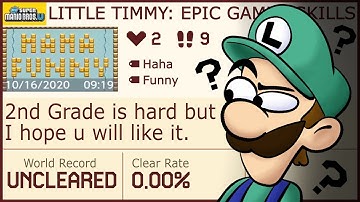 only 2nd graders can beat this [Super Mario Maker 2 - UNCLEARED LEVELS]