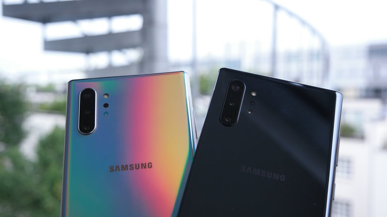 Samsung Galaxy Note 10 Plus Farbvergleich - Aura Glow vs ...
