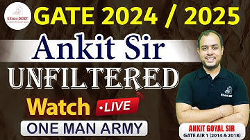 Ankit Sir Unfiltered | Watch Live | Ankit Goyal | One Man Army