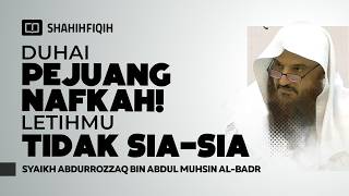 Rahasia Ladang Pahala Dalam Nafkah - Syaikh Abdurrozzaq Al-Badr