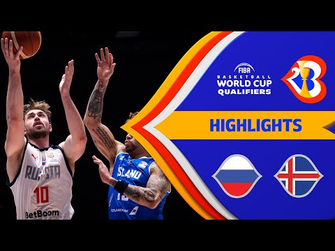 Russia - Iceland | Highlights - #FIBAWC 2023 Qualifiers