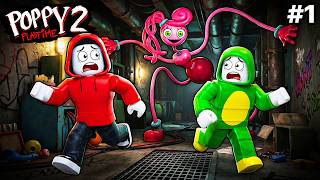 Mikey and JJ Escape Mommy Long Legs 😱Poppy Playtime Chapter 2 (Part 1)