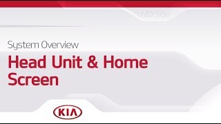 System Overview: Head Unit & Home Screen