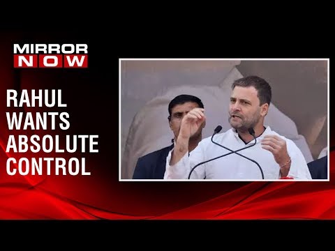 Rahul Gandhi lays down conditions, Congress wants to keep leaders together