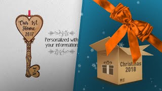 Top 10 First Home Christmas Ornaments / Countdown To Christmas 2018! | Christmas Gift Guide