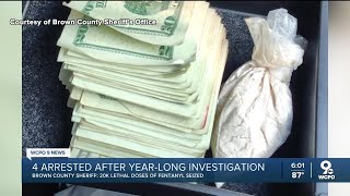 4 arrested in Brown County drug trafficking bust