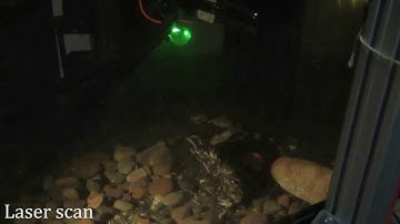 Underwater Semi-Autonomous  Grasping using Laser  3D Reconstruction. Experiment 1