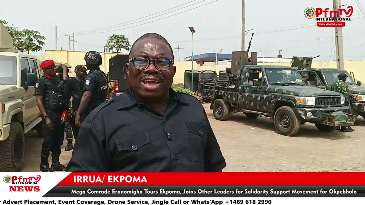Ekpoma is calm and peaceful says Mega Comrade as he moves around and hail Gov. Okpebholo