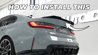 How To Install Zaero Spoiler Lip Bmw G80 M3 G82 M4