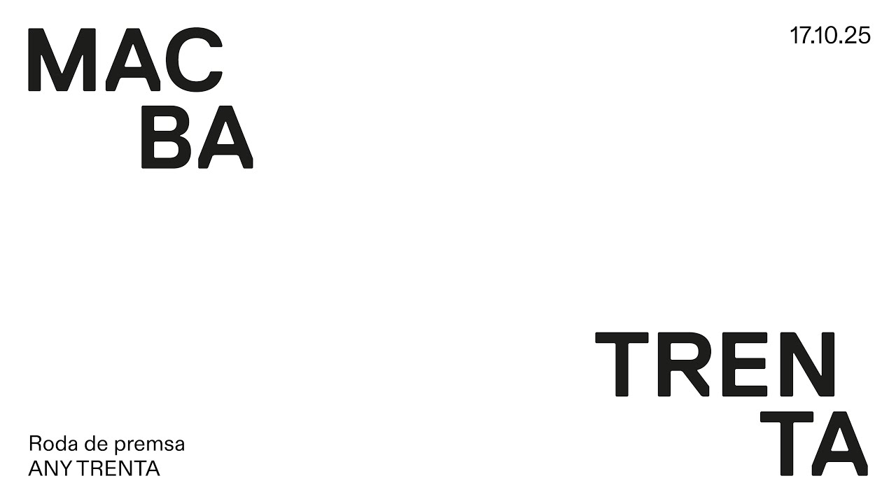 Roda de premsa: "Temporada 2026. L’Any Trenta del MACBA" | MACBA