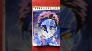 Akaza Hairstyle Drawing & Coloring ✨🔥 | Day 3 Anime Art Challenge #shorts