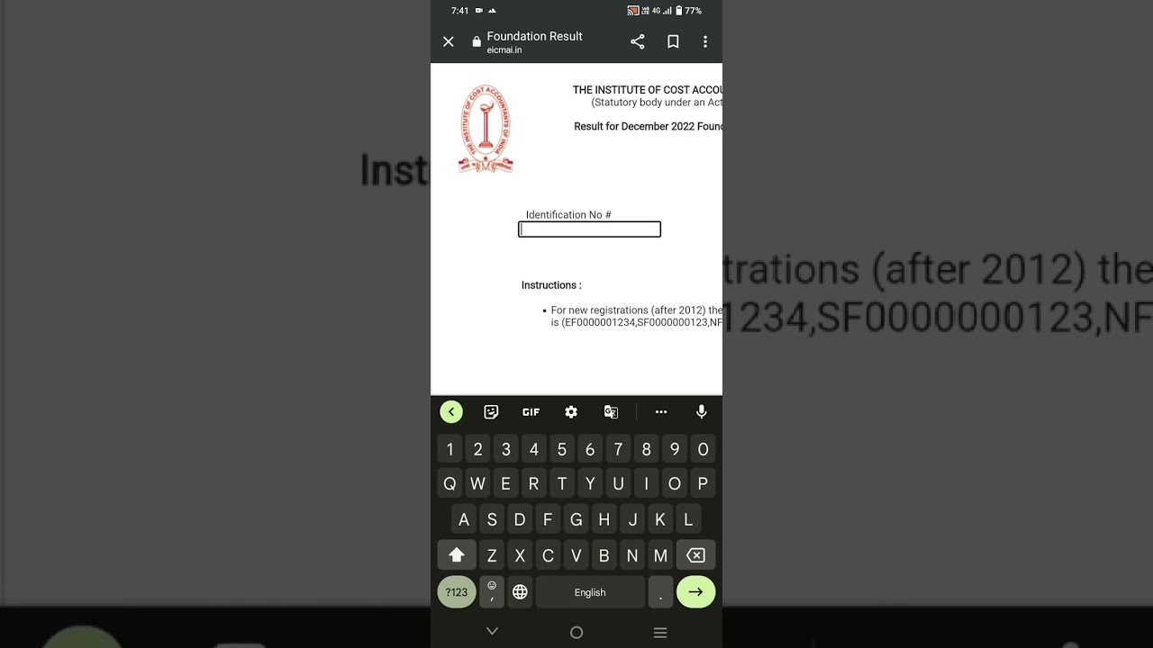 CMA Foundation Result Dec 2021 Vs 2022
