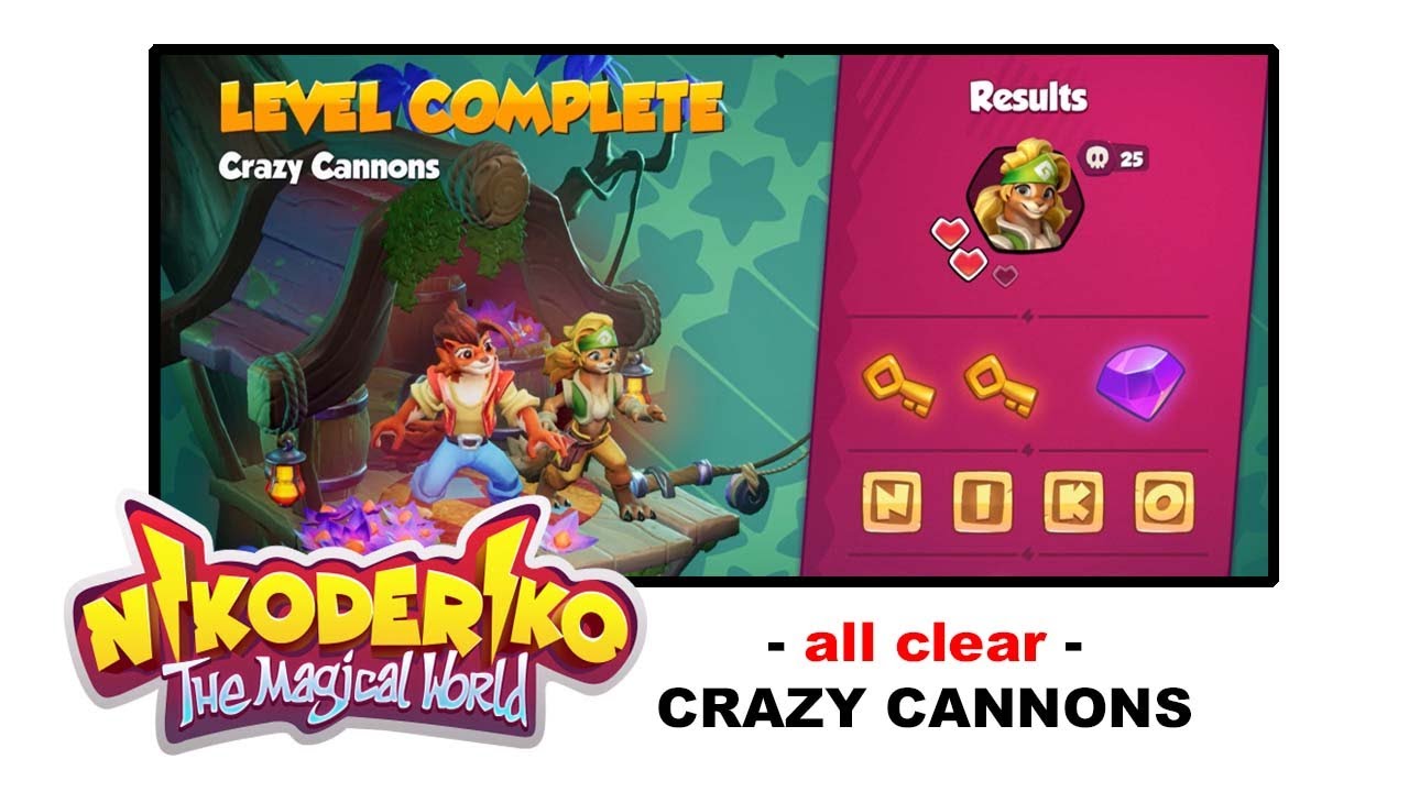 Nikoderiko the Magical World 100% CRAZY CANNONS - YouTube