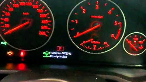 BMW X3 service maintenance CBS Reset