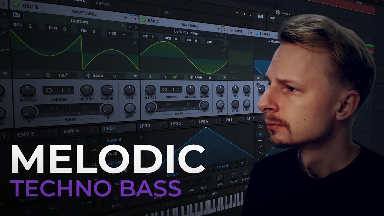 Serum Melodic Techno Bass Workflow