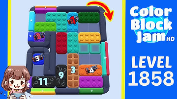 Color Block Jam Level 951 (1858) Solution Walkthrough