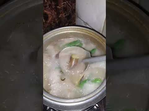 sinigang na buto buto !ng baboy with gabi